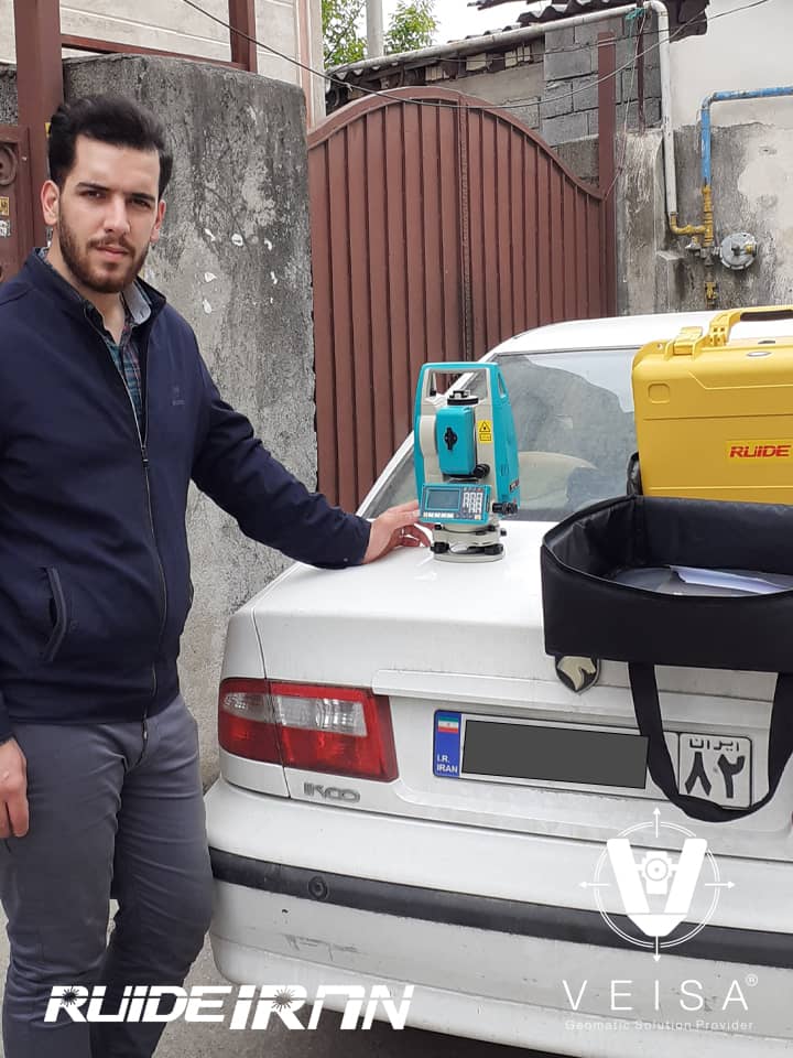 جناب آقای مهندس گلیج عزیز خریدار محترم توتال استیشن روید مدل RUIDE RQS 2022 از استان مازندران، سپاس از اعتماد شما