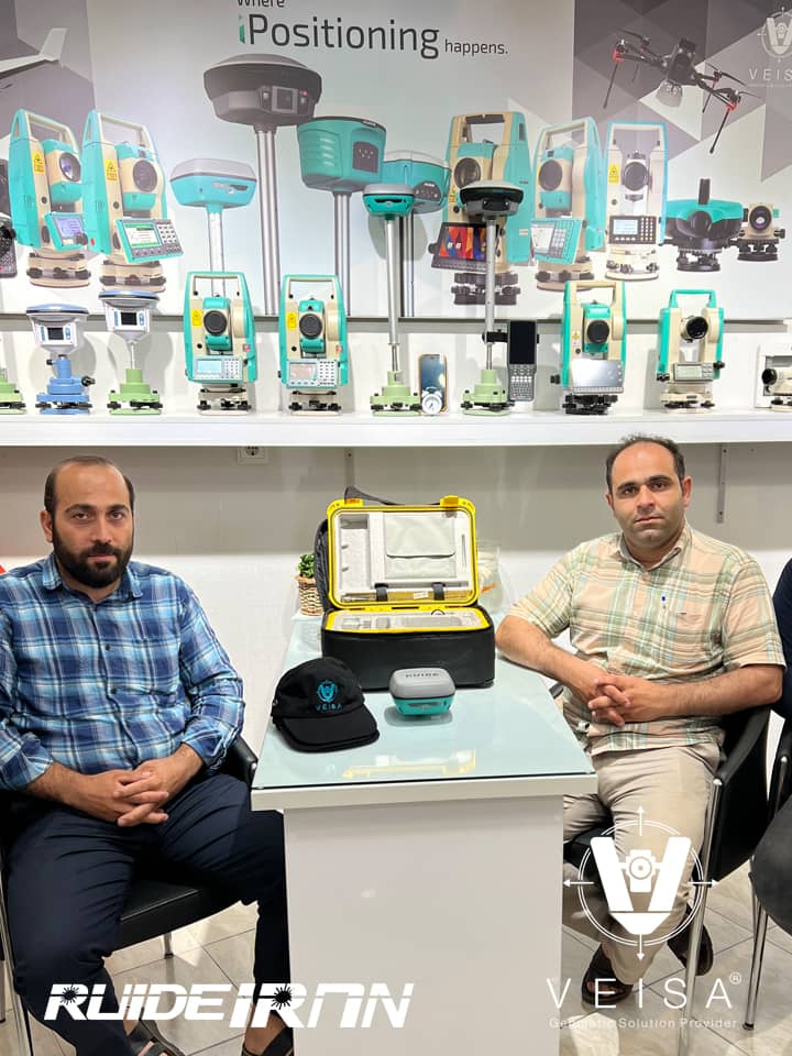 جناب آقای مهندس چراغی عزیز دوست و مشتری قدیمی بازرگانی ویسا خریدار گیرنده مولتی فرکانس FULL GNSS ساخت کمپانی بزرگ روید مدل RUIDE R93i 2022 
