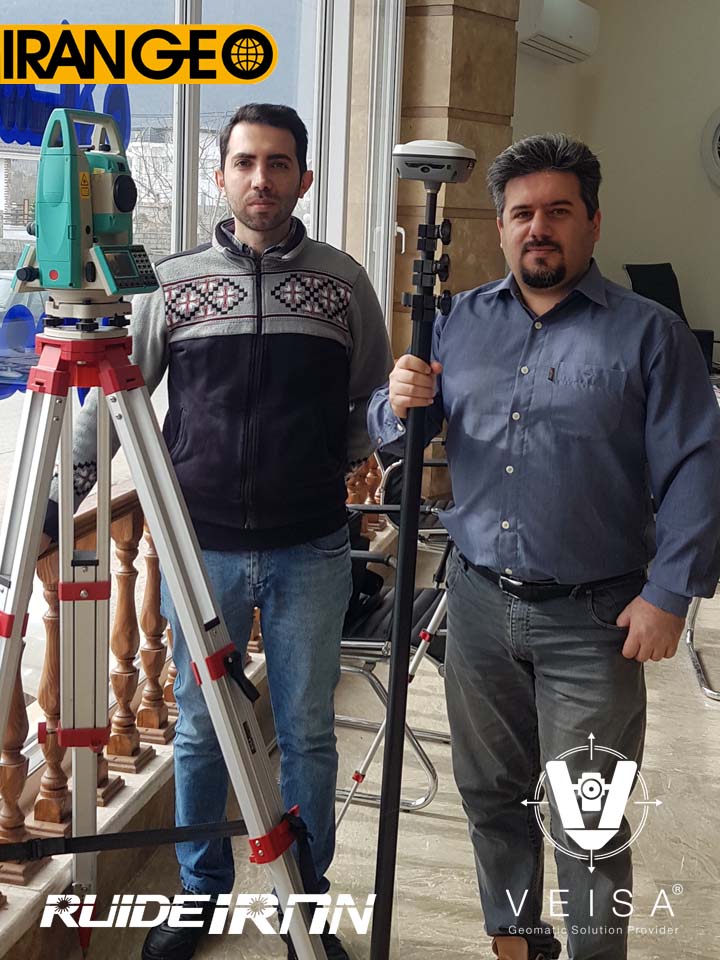 شرکت چالوس کاوش سازه خریدار گیرنده فول GNSS روید مدل R93i و توتال استیشن روید مدل RCS در دومین نمایشگاه بین المللی ایران ژئو سپاس از اعتماد شما