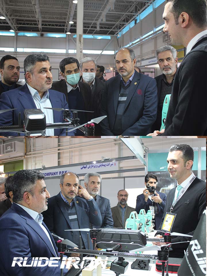 بازدید و توجه ویژه جانشین وزیر دفاع نیروهای مسلح جناب دکتر سردار فرحی از غرفه بازرگانی ویسا