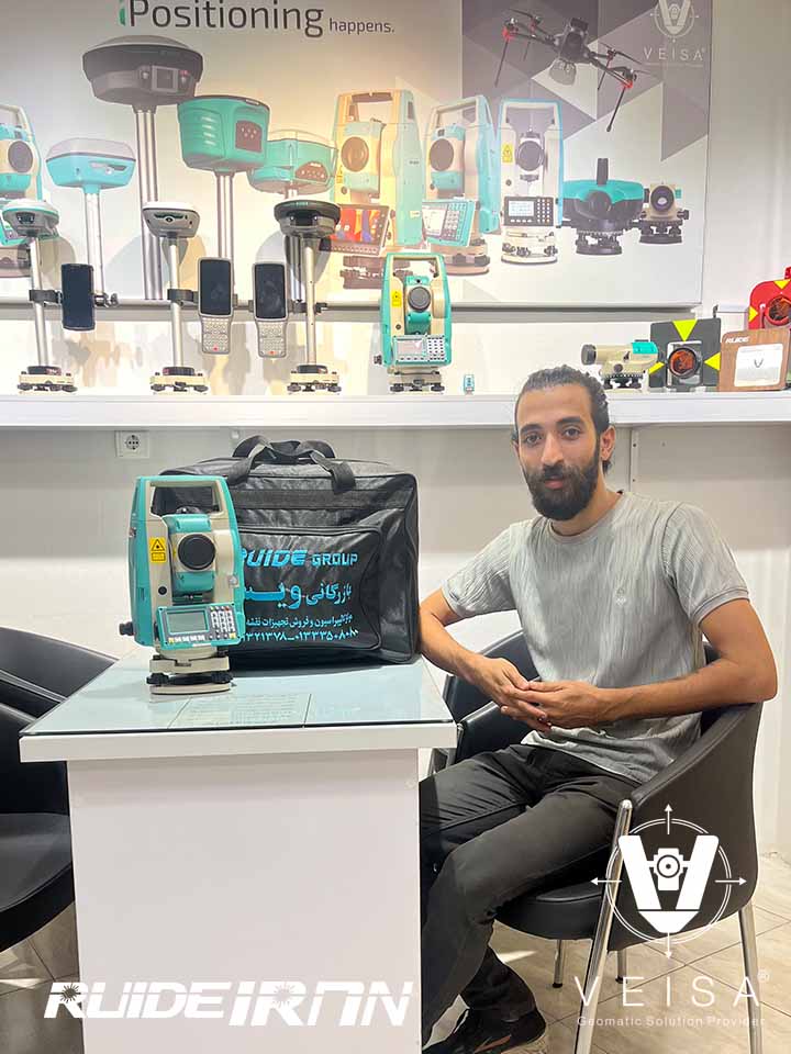 جناب آقای مهندس قربانپور عزیز خریدار توتال استیشن روید مدل RUIDE RQS new 2023 سپاس از اعتماد شما	